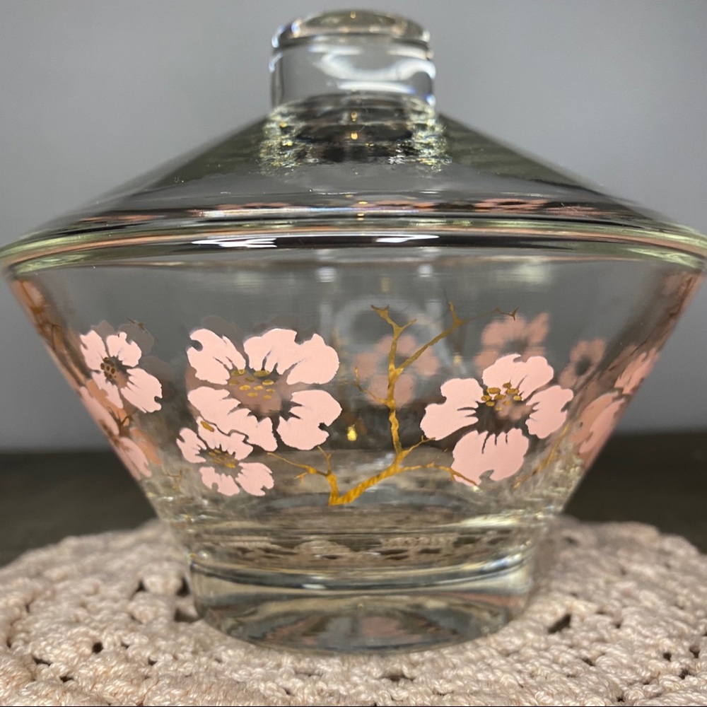 Vintage Cherry Blossom Candy Dish